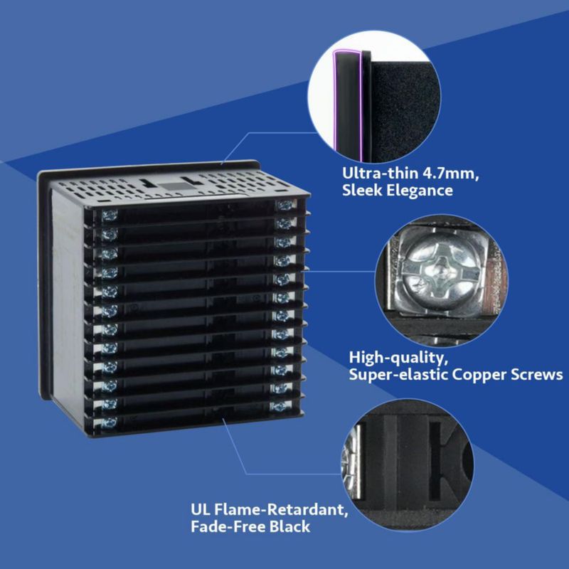 Controlador PID de Temperatura Coiliiot 96 × 96 mm AC100‑240 V Salida Dual