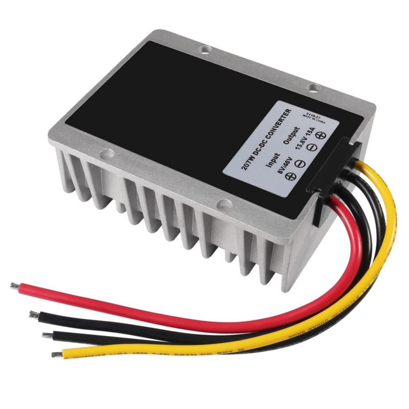 Convertidor de Voltaje DIANN 8V-40V a 13.8V 15A Impermeable