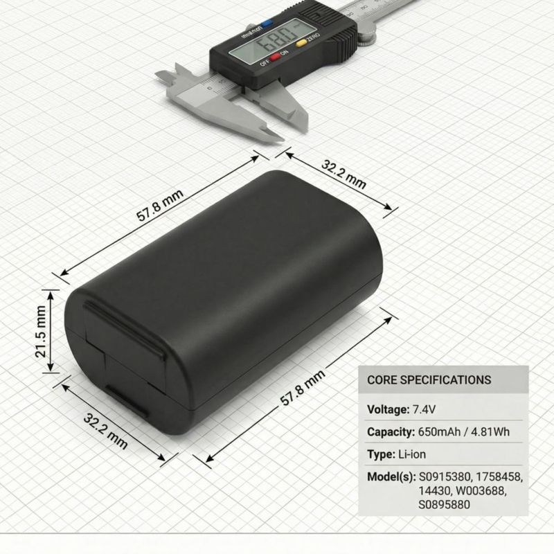Batería CS BATTERY DYMO 280/260 7.4V 650 mAh Li‑ion