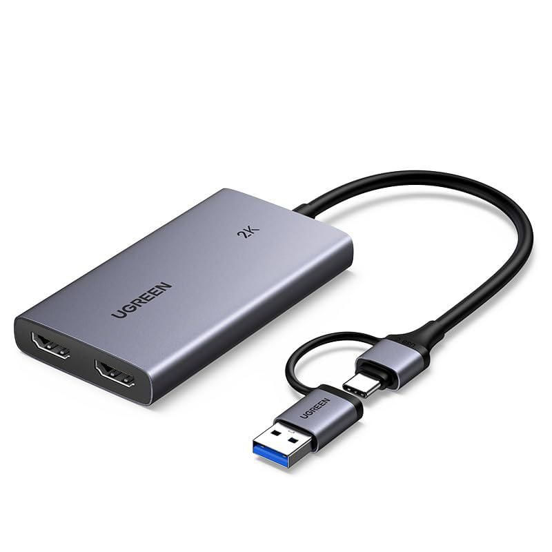Tarjeta de captura HDMI UGREEN 2K@30Hz USB 3.0 con salida en bucle