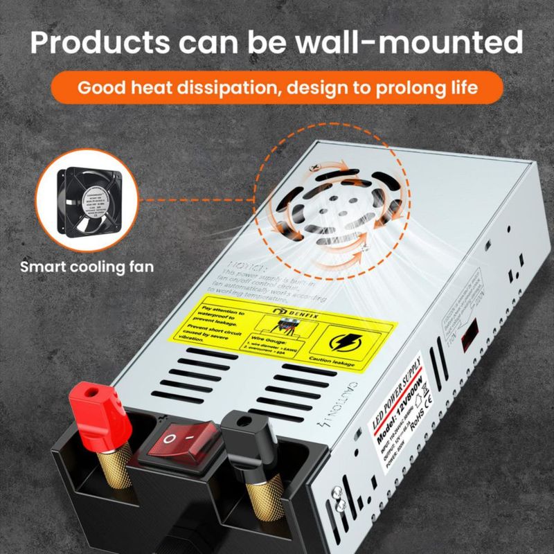 Convertidor Anbull 600W 110V a 12V DC