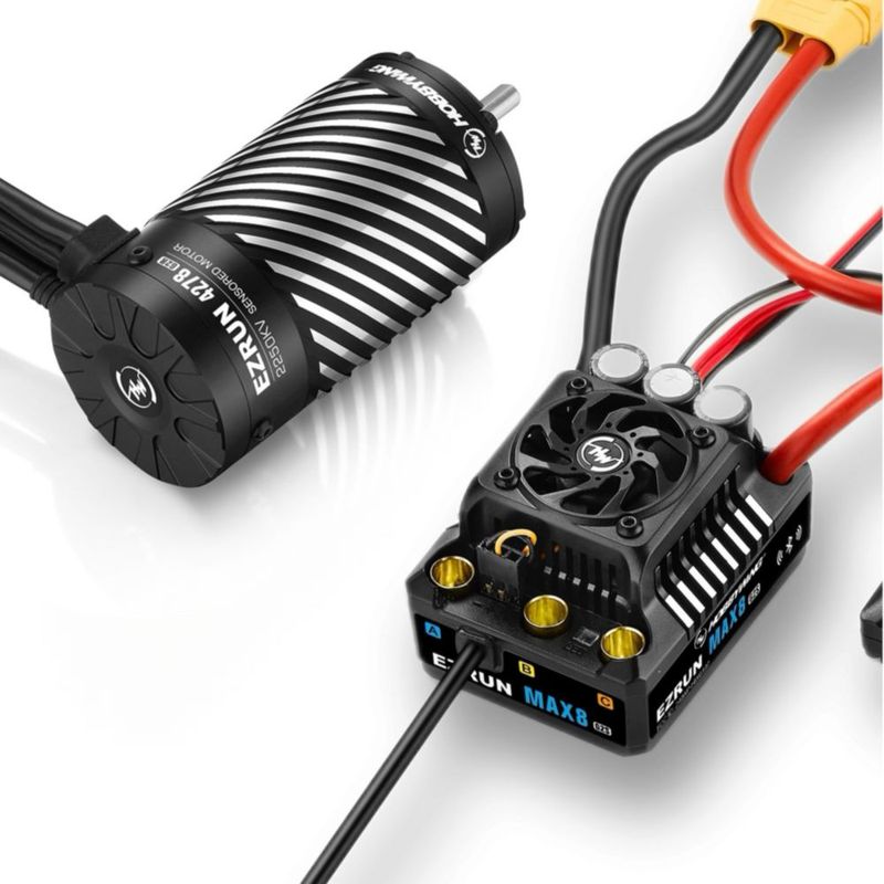 Combo ESC y Motor Hobbywing EZRUN MAX8 G2S 2250KV