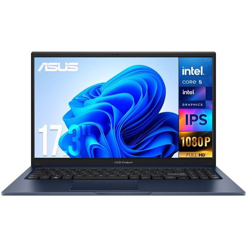 Laptop asus vivobook 17 core 5 120u 16gb 512gb pantalla 17.3