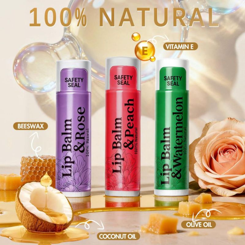 Bálsamo Labial RBUGR 500 unidades 12 sabores 42 g cada uno