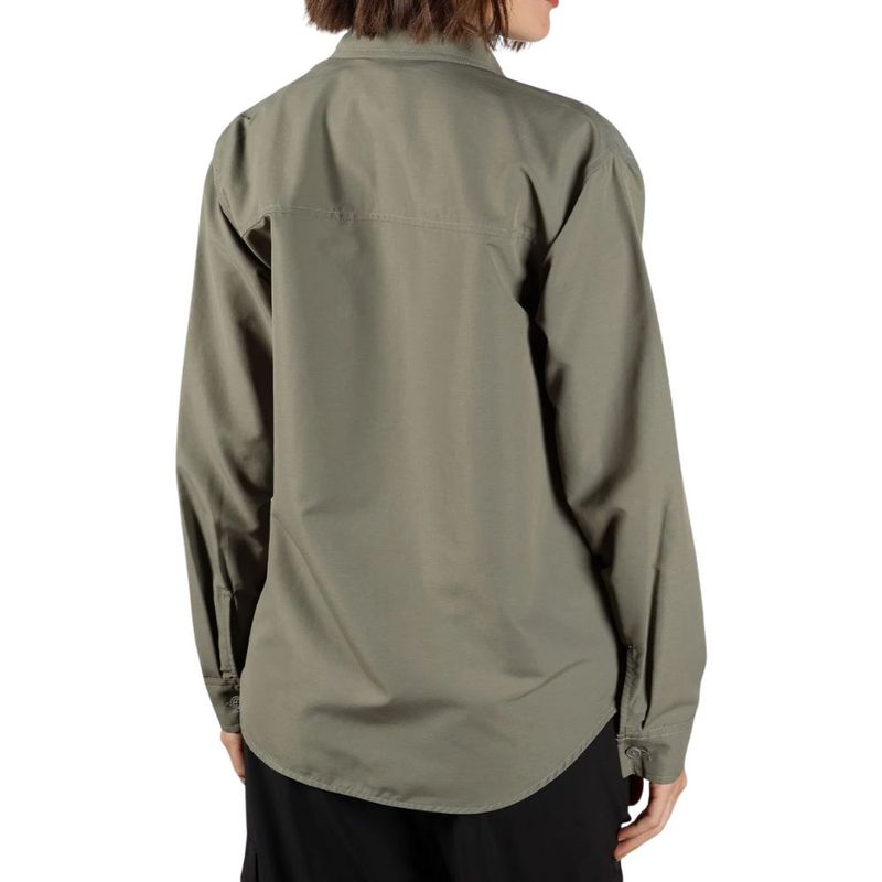 Camisa Outdoor Eddie Bauer Rainier Ripstop Verde Mujer EB31-