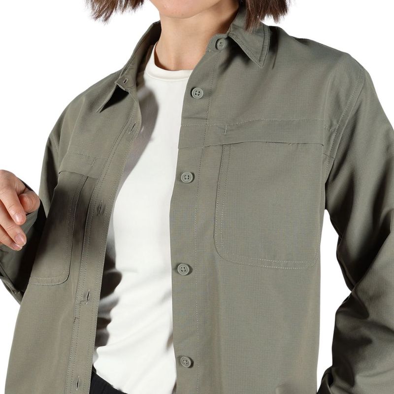 Camisa Outdoor Eddie Bauer Rainier Ripstop Verde Mujer EB31-