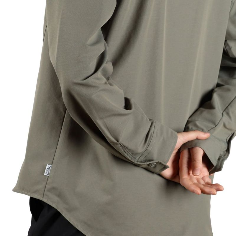 Camisa Outdoor Eddie Bauer Rainier Ripstop Verde Mujer EB31-