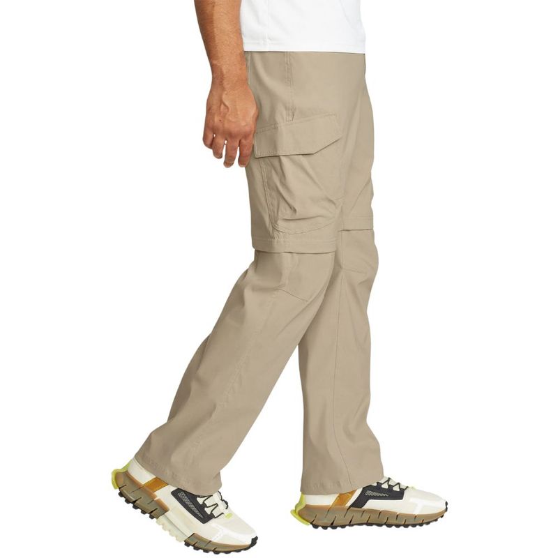 Pantalon Senderismo Eddie Bauer Rainier Convertible Khaki Ho