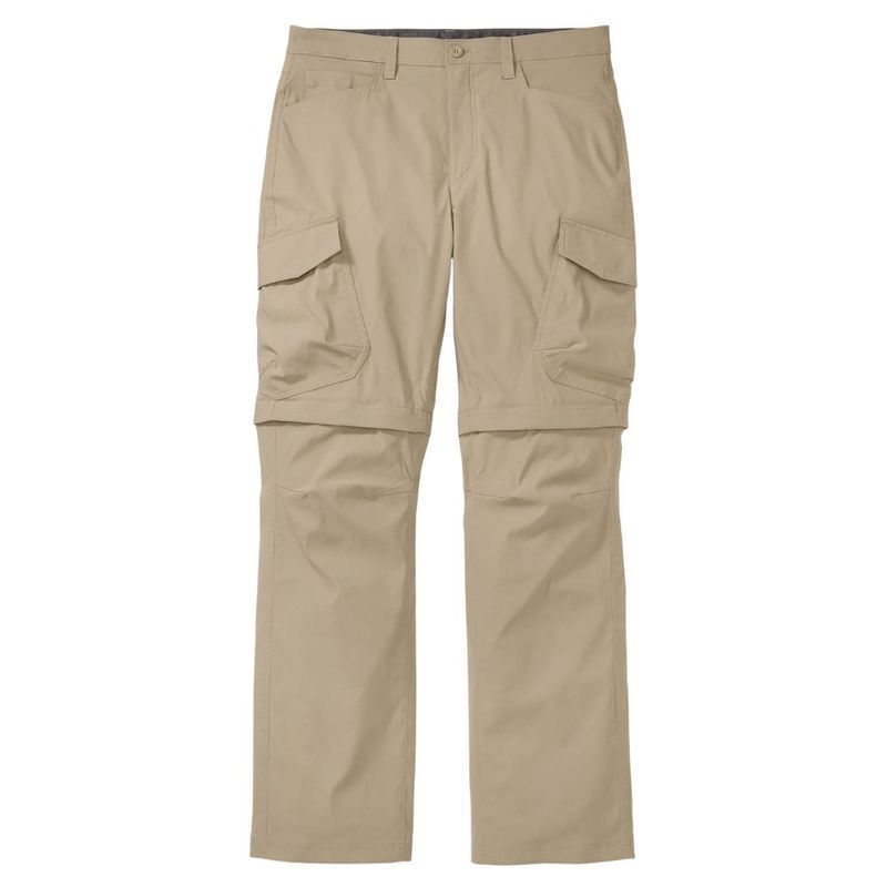 Pantalon Senderismo Eddie Bauer Rainier Convertible Khaki Ho