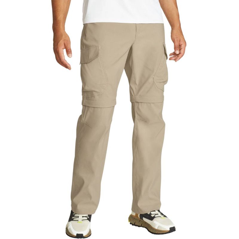 Pantalon Senderismo Eddie Bauer Rainier Convertible Khaki Ho
