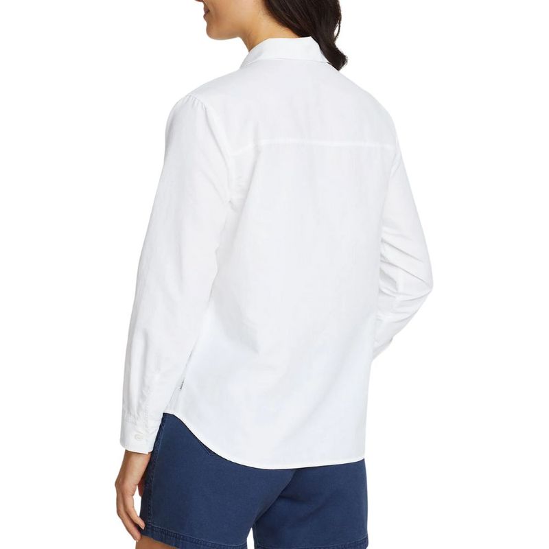 Camisa Outdoor Eddie Bauer Rainier Ripstop Blanco Mujer EB31