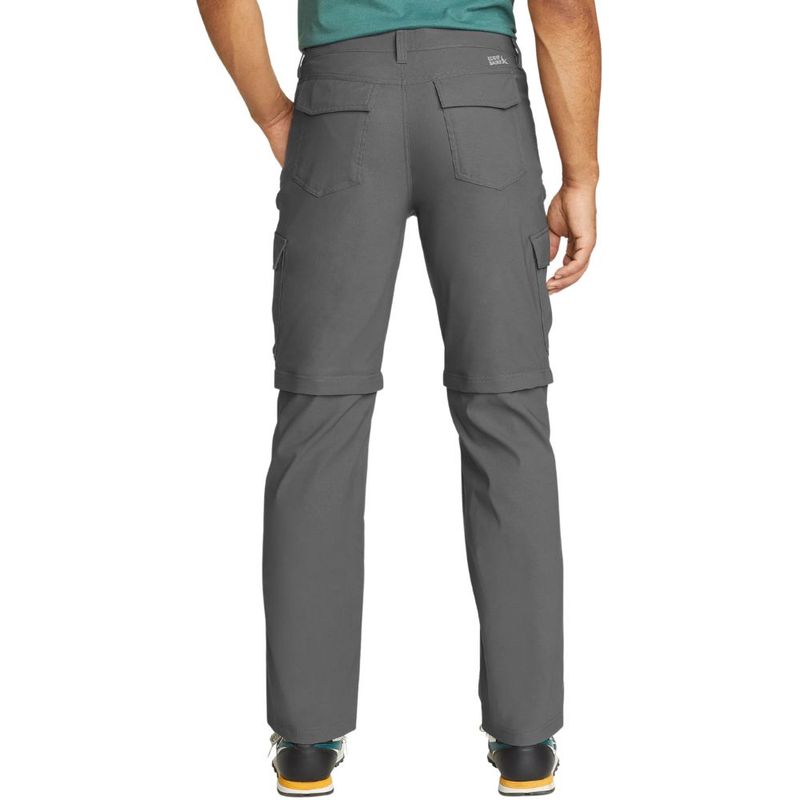 Pantalon Senderismo Eddie Bauer Rainier Convertible Gris Hom