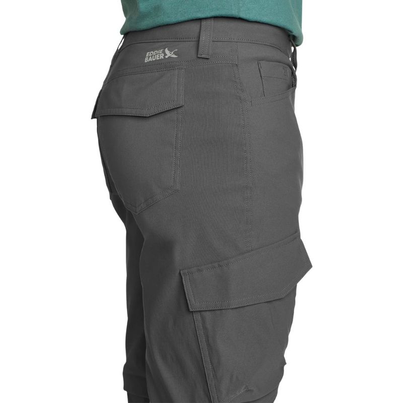 Pantalon Senderismo Eddie Bauer Rainier Convertible Gris Hom