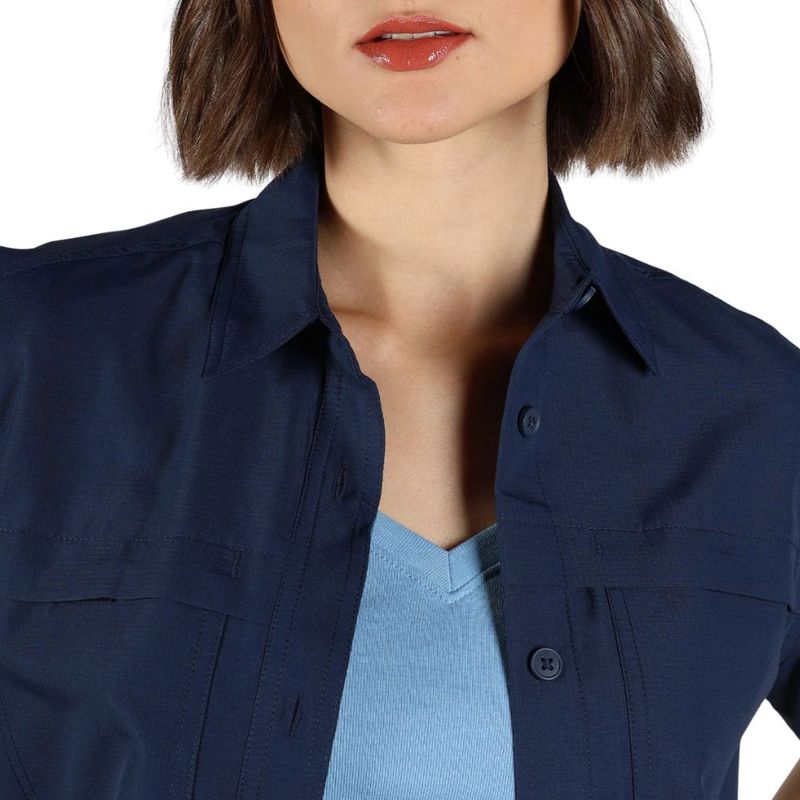 Camisa Outdoor Eddie Bauer Rainier Ripstop Azul Mujer EB31-6