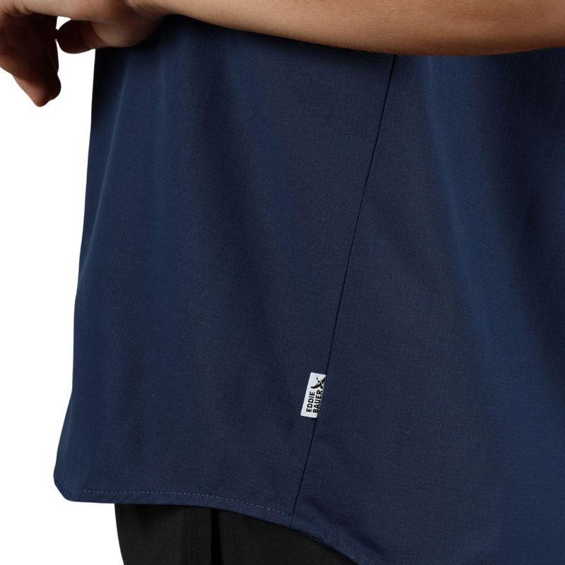 Camisa Outdoor Eddie Bauer Rainier Ripstop Azul Mujer EB31-6