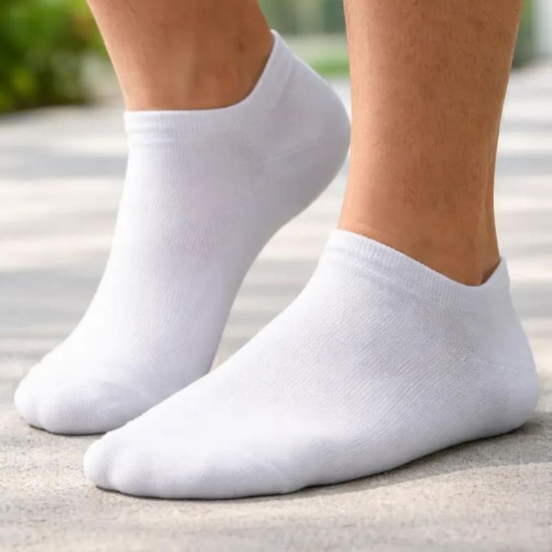 Calcetines Cortos Cómodo 12 Pares Blanco