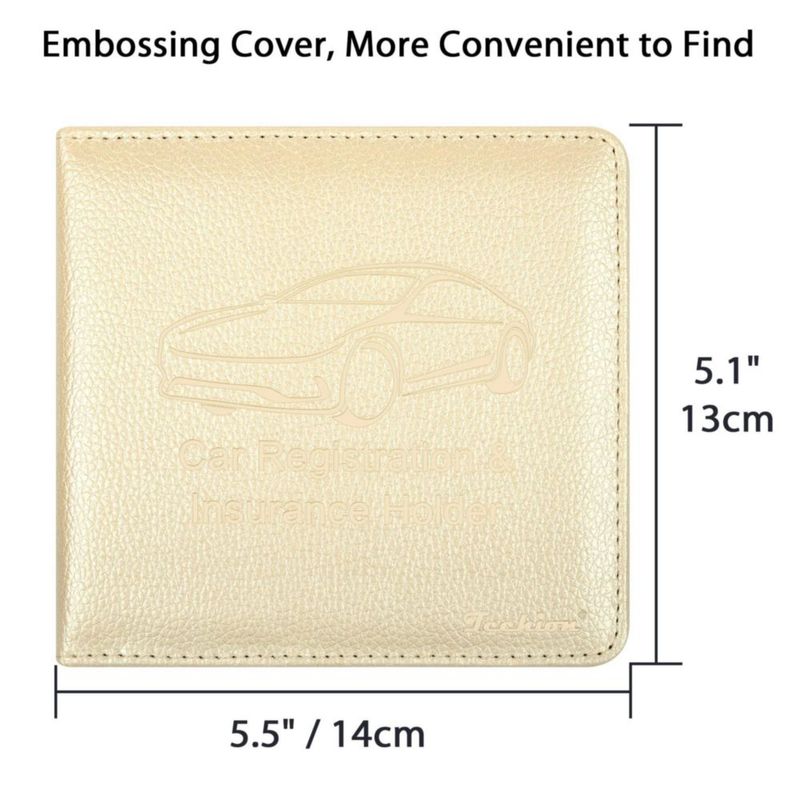 Cartera Techion 14 cm × 13 cm Cuero PU Color Champán