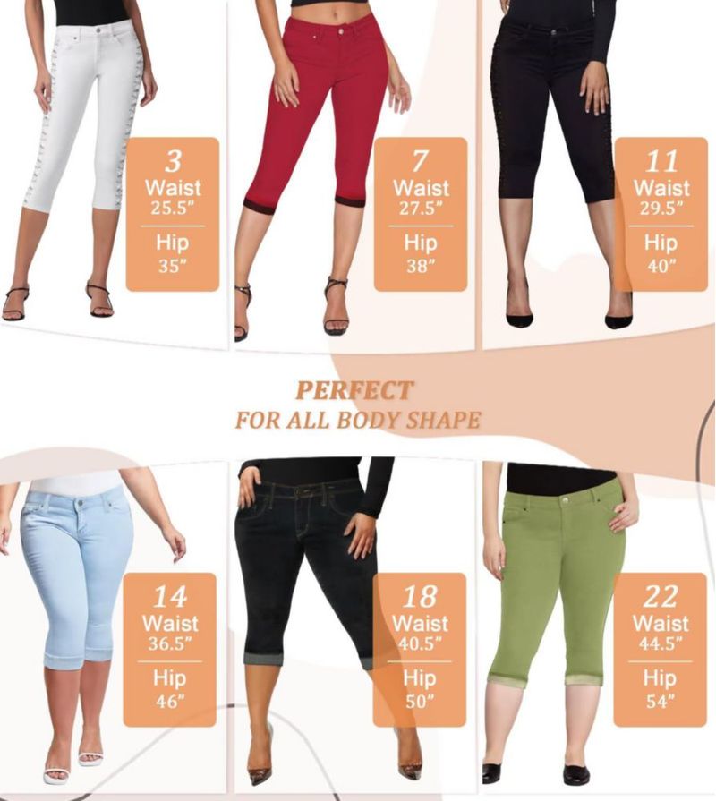 Capris Indigo Talla 11 de Denim Elástico – Hybrid & Company