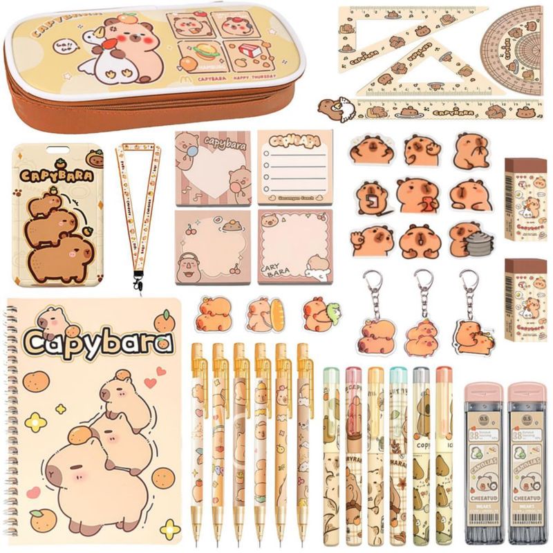Set de Papelería Daphilly con Carpincho – Regalo Escolar