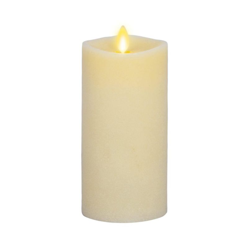 Vela LED Luminara 16 cm Marfil sin llama tipo pilar