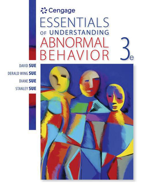 Libro Cengage Learning Essentials: Comportamiento Anormal