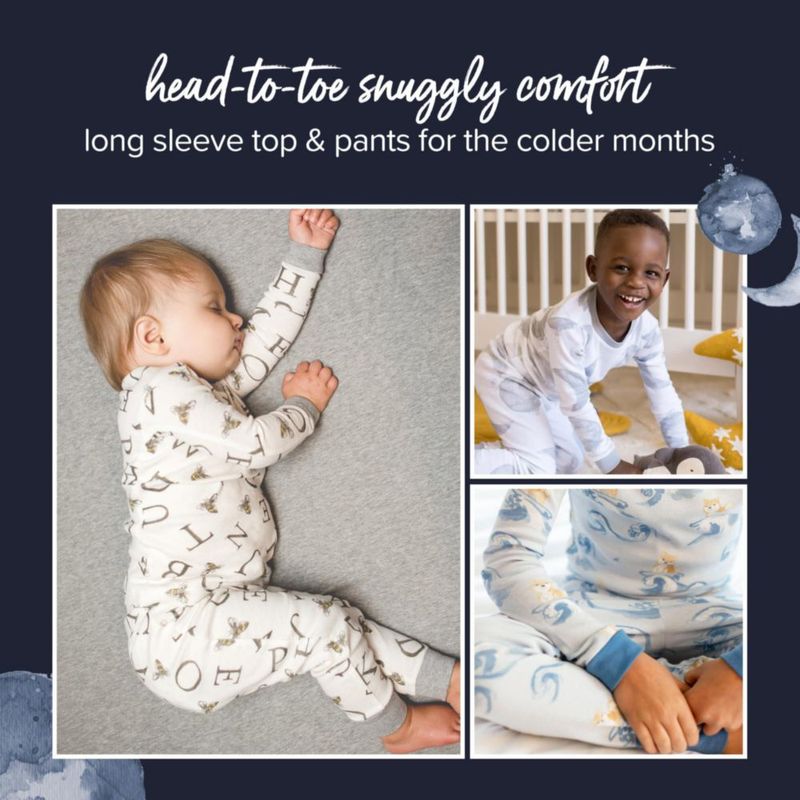 Conjunto de pijama de 2 piezas de algodón orgánico Burt's Bees Baby