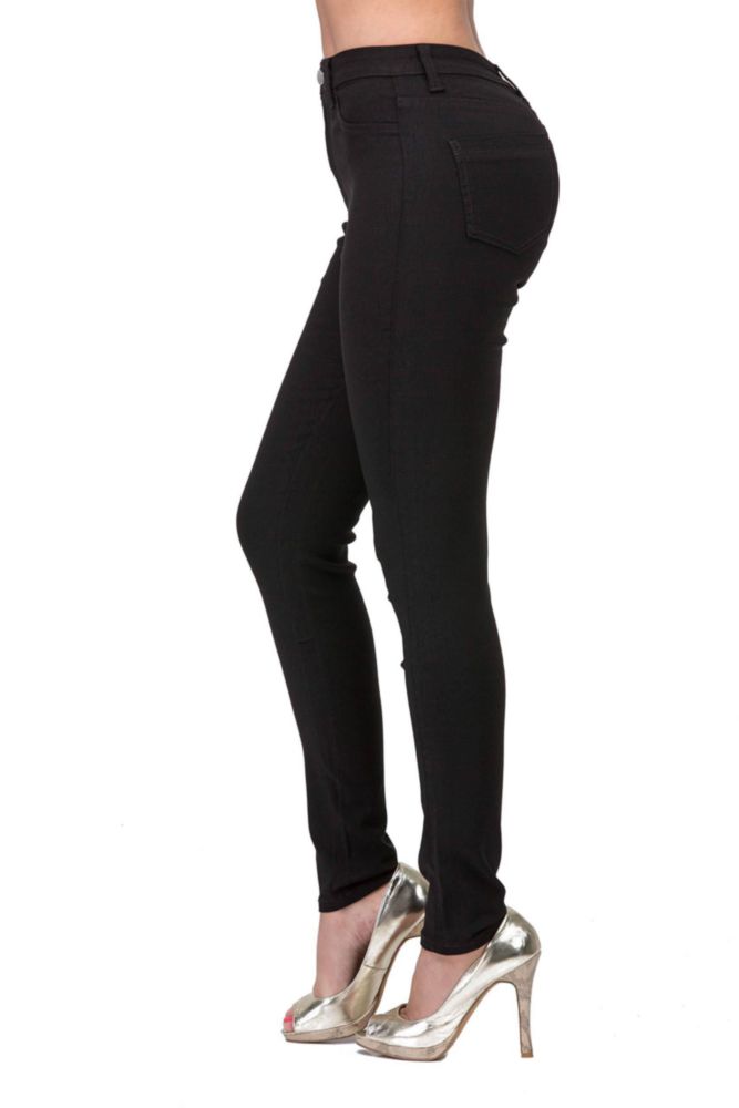 PANTS LOVER BRAND FASHION Jeans skinny negros con stretch