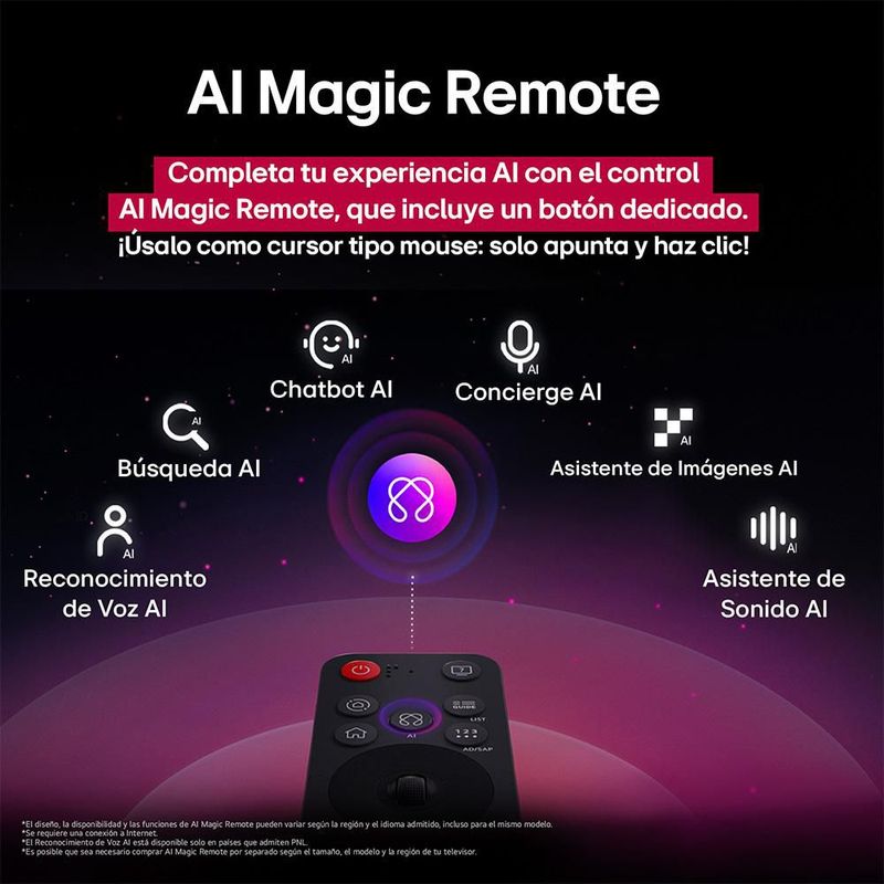 Pantalla 86 pulgadas LG UHD AI UA75 4K SMART TV 2025 86UA7500PSA