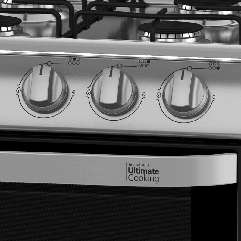 Estufa de Piso Mabe 30" EM7620BAIS2 Silver