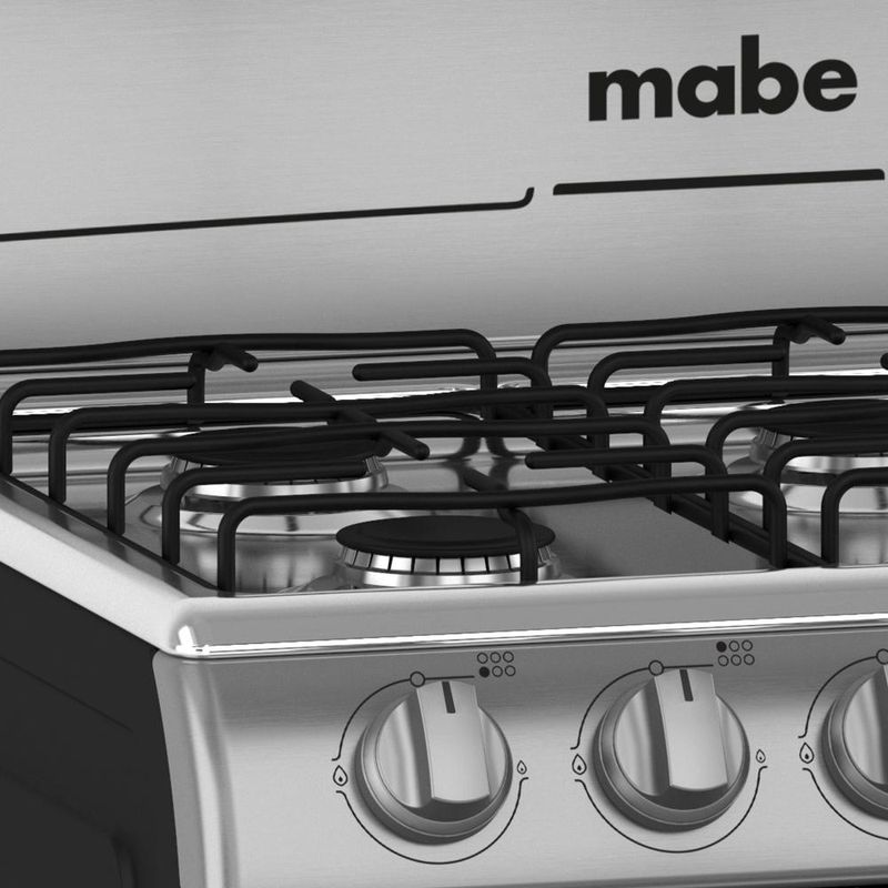 Estufa de Piso Mabe 30" EM7620BAIS2 Silver