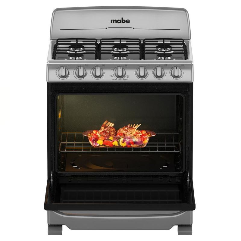 Estufa de Piso Mabe 30" EM7620BAIS2 Silver