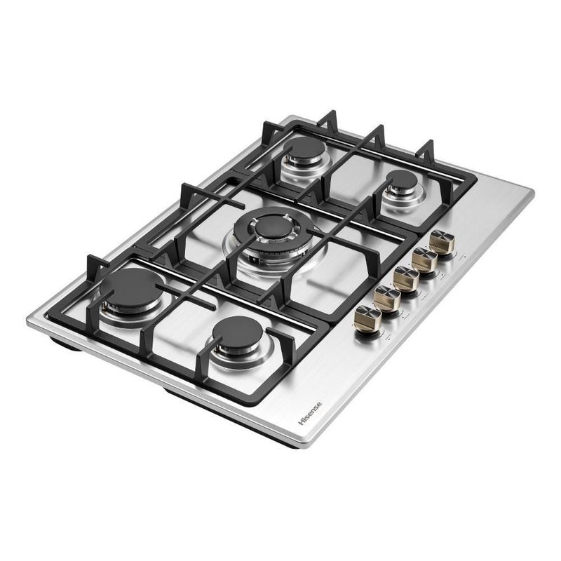 Parrilla Empotrable a Gas LP Hisense HGH751SS01 Acero
