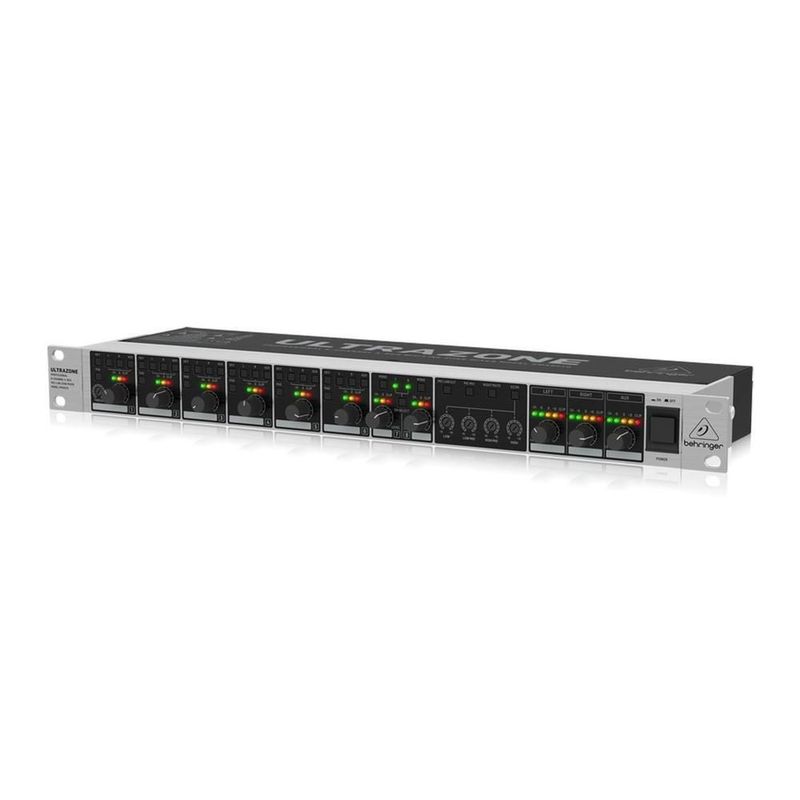 Mezclador de zona de 8 canales behringer ultrazone zmx8210 v2