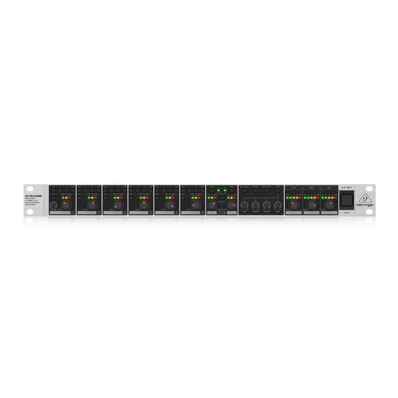 Mezclador de zona de 8 canales behringer ultrazone zmx8210 v2