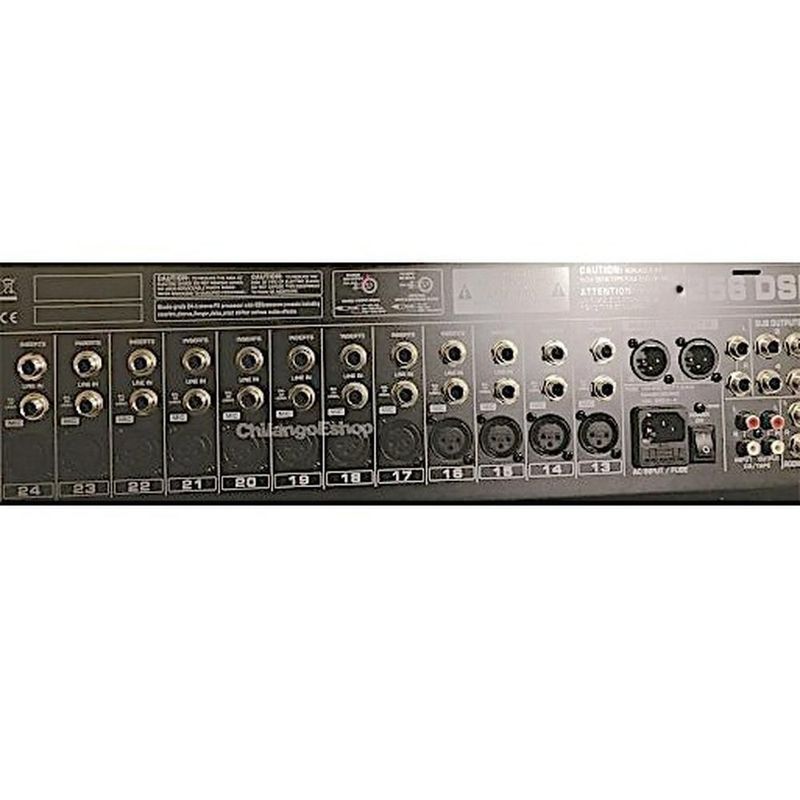 Mezcladora stereo 24ch bluetooth usb efectos kmx-s24u