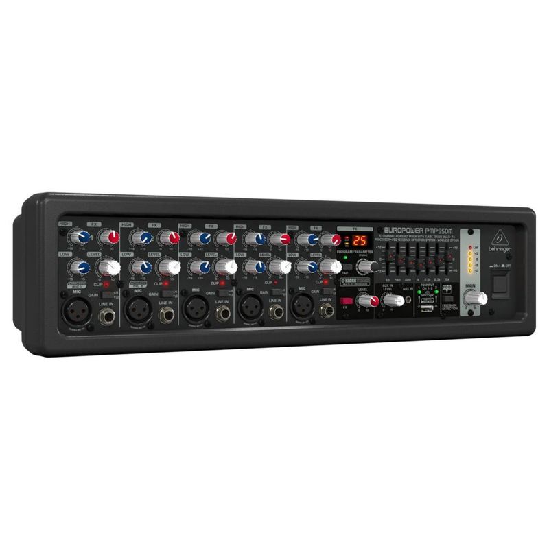 Mezcladora Amplificada 500 Watts Behringer Pmp550m Activa