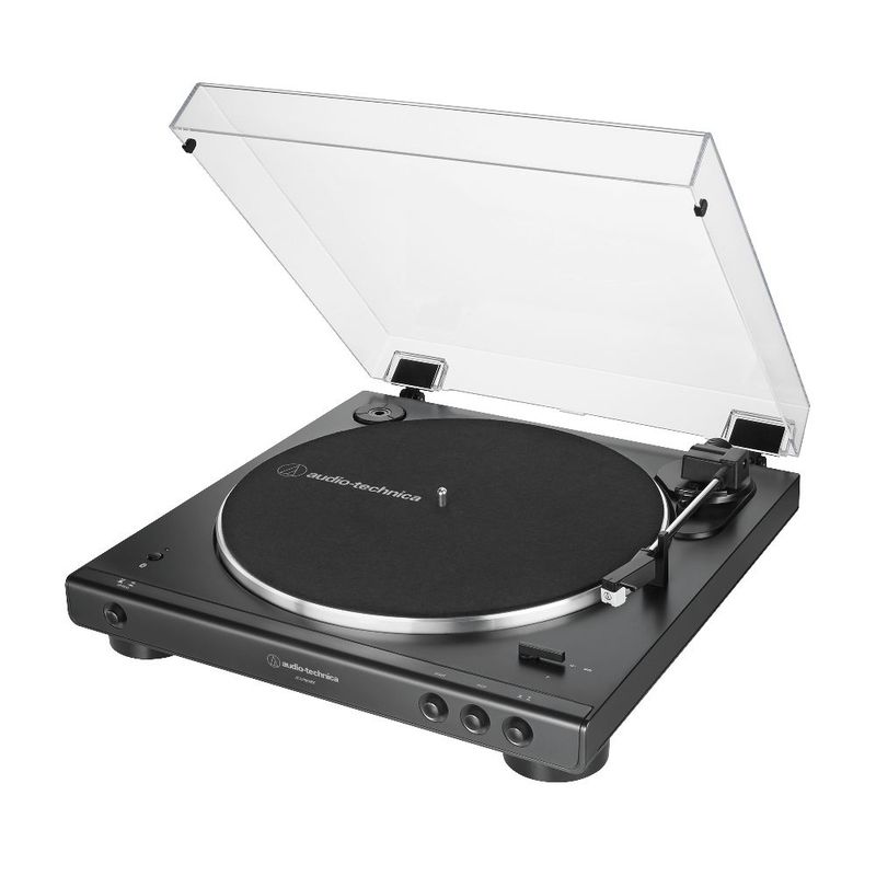 Tornamesa con bluetooth audio technica at-lp60xbt-bk color negro