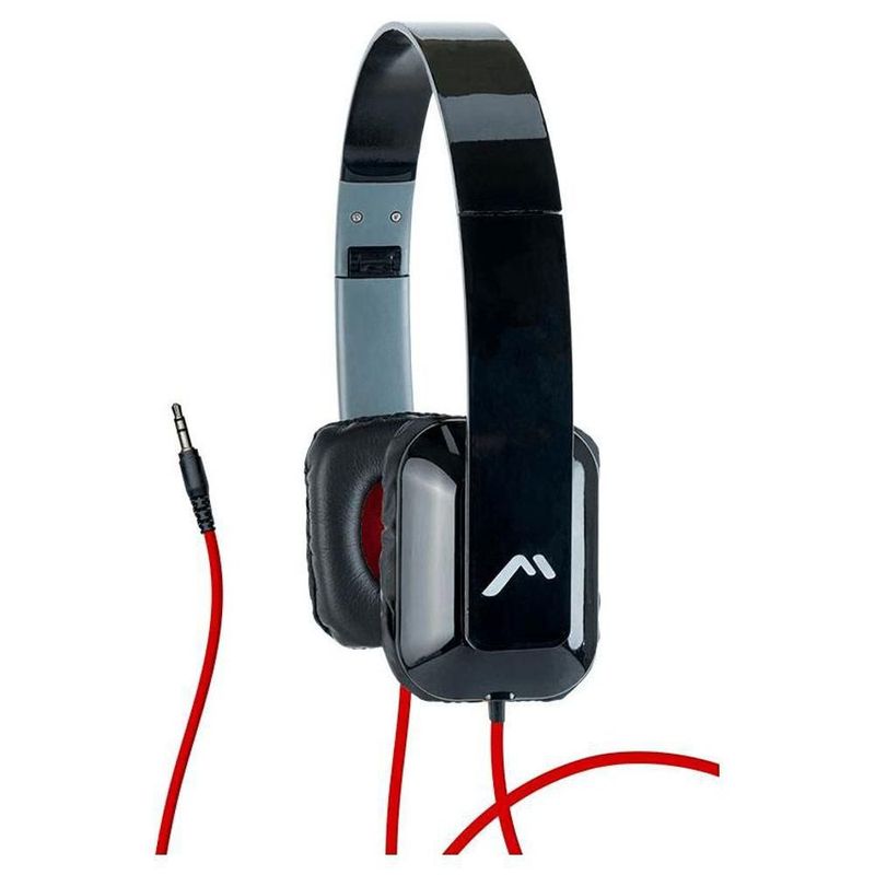 Audifonos Mitzu MH5028BK Diadema Negro Plegables Aislantes