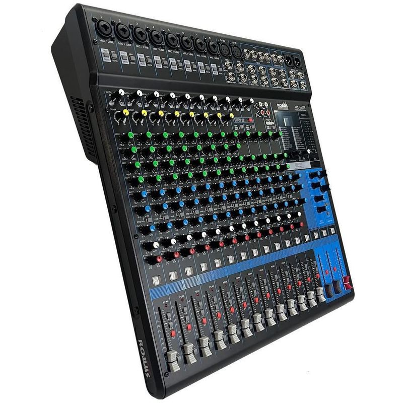 Oferta mezcladora estereo pasiva 16 canales con efectos