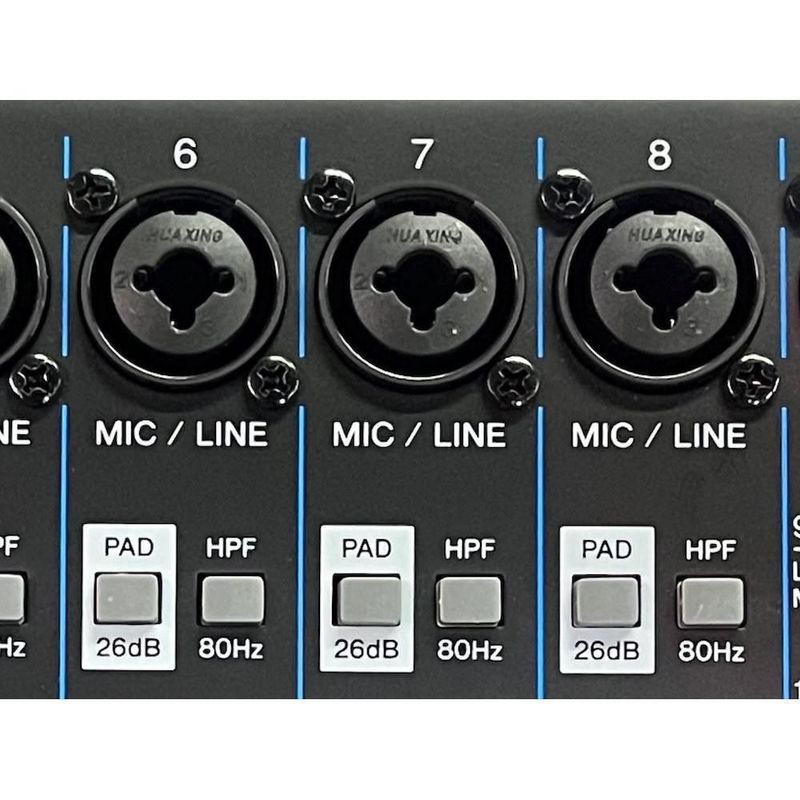 Oferta mezcladora estereo pasiva 16 canales con efectos