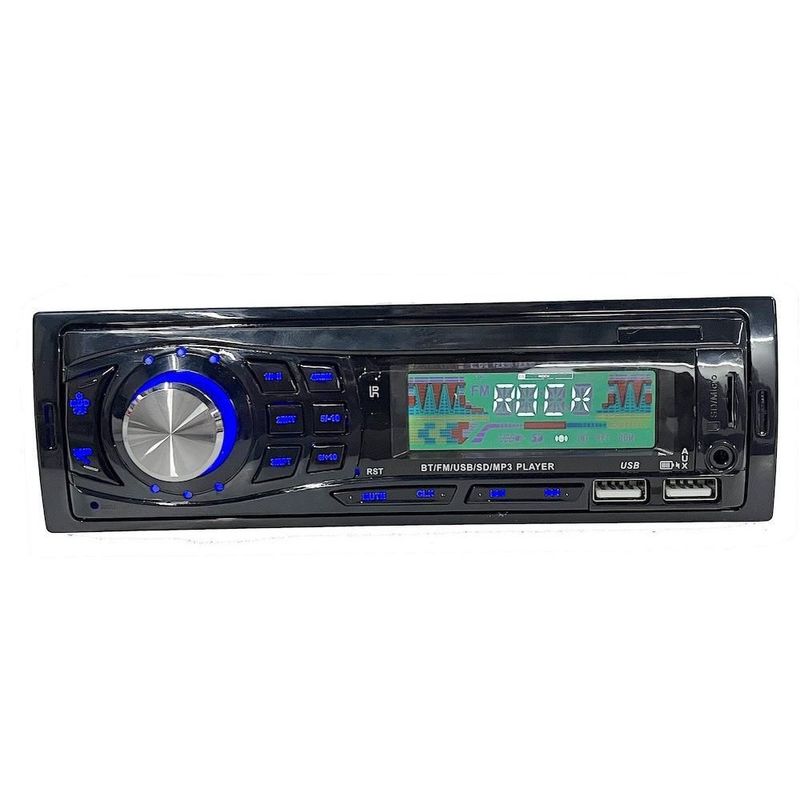 Auto estereo usb bluetooth fm un din universal usb-3011