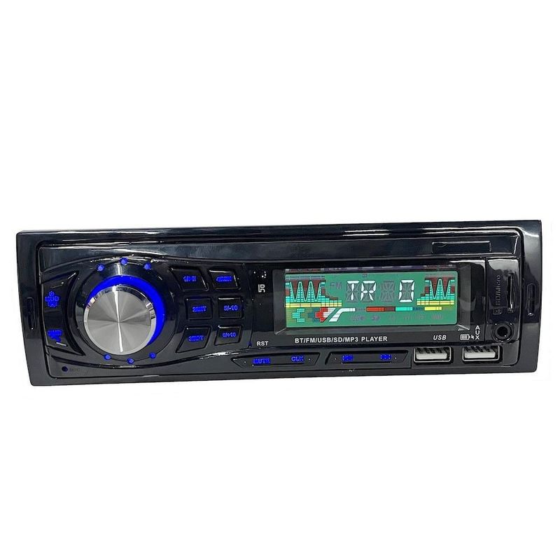 Auto estereo usb bluetooth fm un din universal usb-3011