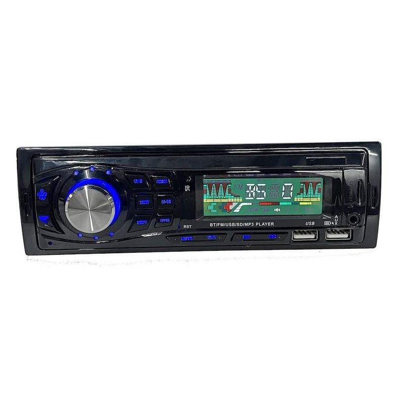 Auto estereo usb bluetooth fm un din universal usb-3011