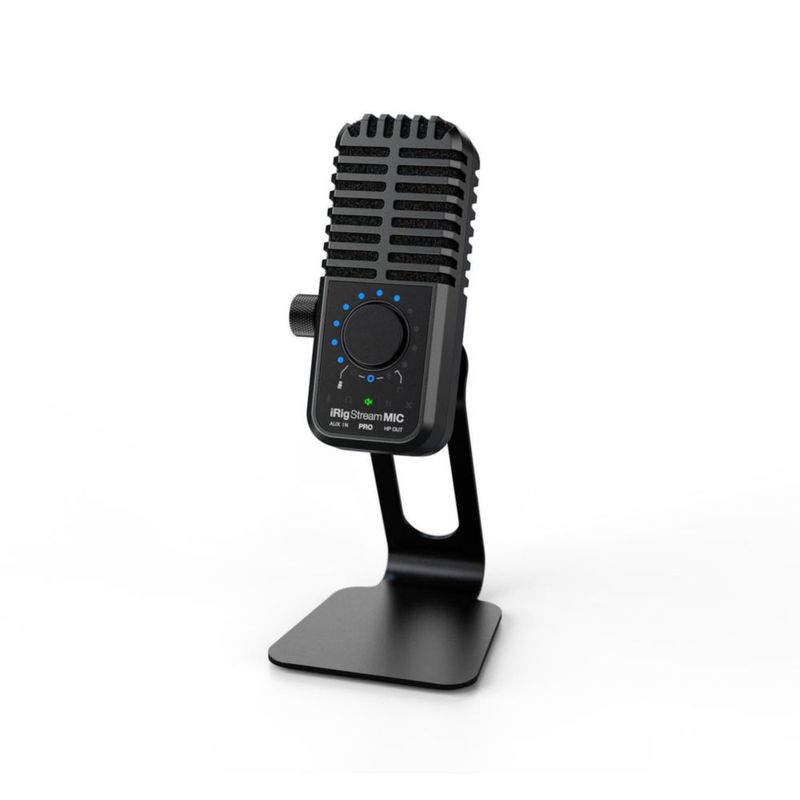 Micrófono Multipatrón con Interface IRIG STREAM MIC PRO IK MULTIMEDIA