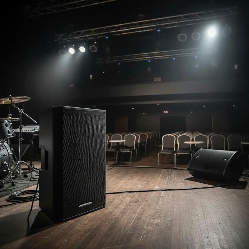 Sistema de Audio Profesional Audiobahn – Bafle Amplificado de 15" ELECTRO15 600W RMS