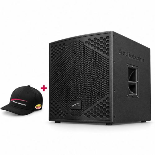 Subwoofer Profesional Audiobahn de 18" IMMORTAL18 800W RMS Cajón Acústico de Madera Graves Potentes