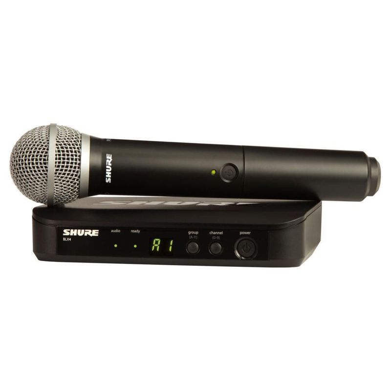 Micrófono Shure Inalambrico Con Receptor Blx24/pg58