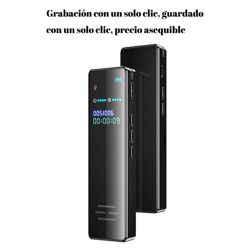 Grabadora de voz, cancelación de ruido HD, reproductor de mp3, clases/reuniones de negocios.HOGAWAY