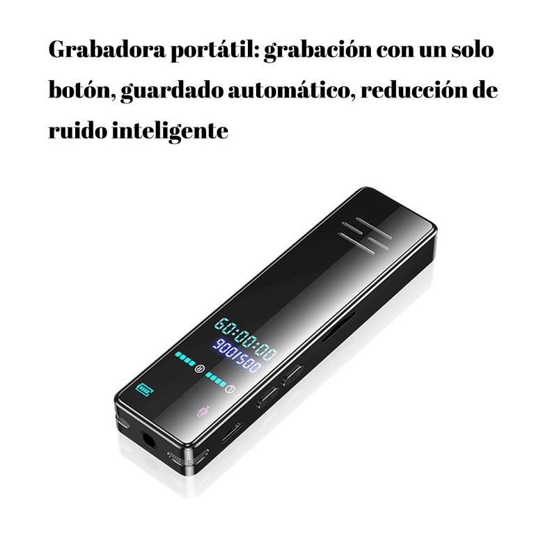 Grabadora de voz, cancelación de ruido HD, reproductor de mp3, clases/reuniones de negocios.HOGAWAY