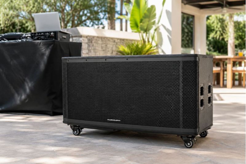 Subwoofer Profesional Dual de 18" 2,000WRMS DSP Audiobahn Monster218